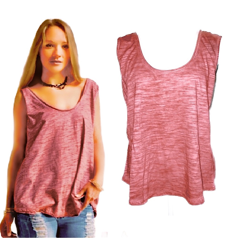 Cotton Oversized Sleeveless Top